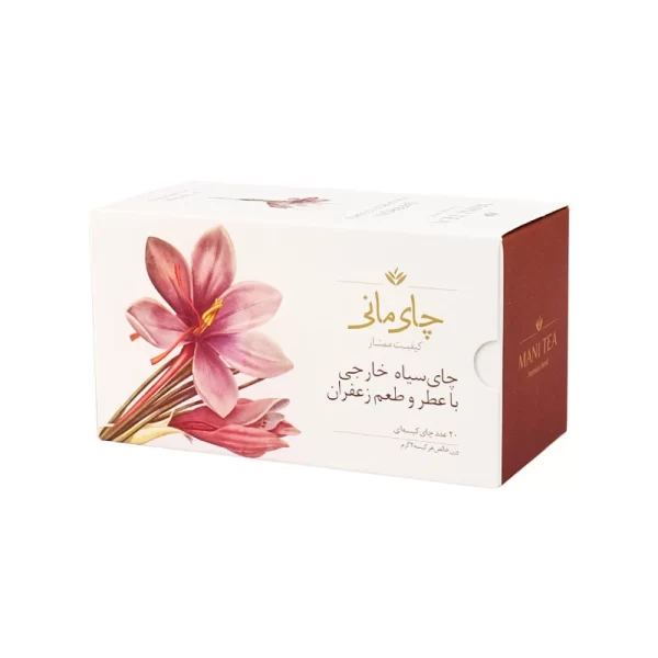 چای سیاه زعفرانی مانی