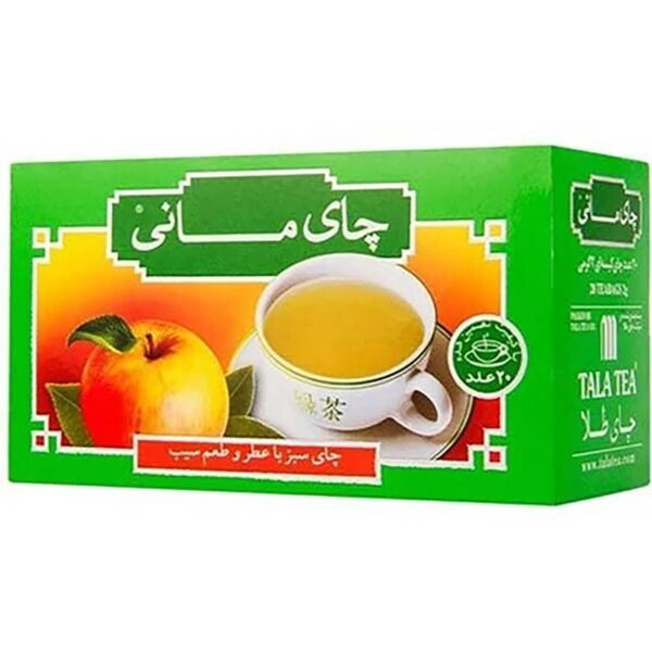 چای سبز با عطر و طعم سیب